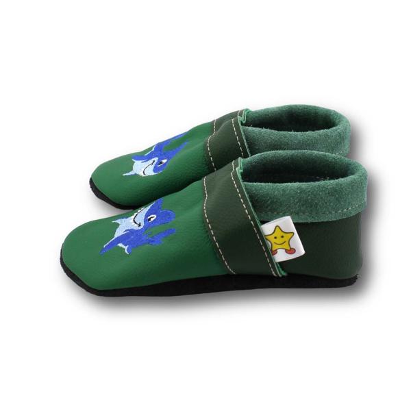 Krabbelschuhe freundlicher Hai